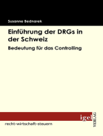 Einführung der DRGs in der Schweiz: Bedeutung für das Controlling