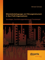 Mitarbeiterbefragungen als Führungsinstrument in Non-Profit-Organisationen: Grundlagen, Durchführungsanleitung und Praxisbeispiel