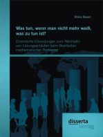 Was tun, wenn man nicht mehr weiß, was zu tun ist? Empirische Erkundungen zum Wechseln von Lösungsanläufen beim Bearbeiten mathematischer Probleme