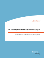 Die Theosophie des Dionysius Areopagita. Eine Einführung in die christliche Theosophie III