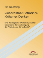 Richard Beer-Hofmanns jüdisches Denken