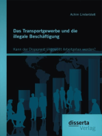 Das Transportgewerbe und die illegale Beschäftigung