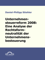 Unternehmenssteuerreform 2008