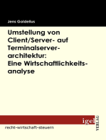 Umstellung von Client/Server- auf Terminalserverarchitektur