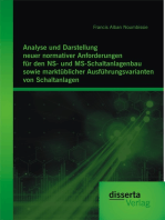 Analyse und Darstellung neuer normativer Anforderungen für den NS- und MS-Schaltanlagenbau sowie marktüblicher Ausführungsvarianten von Schaltanlagen