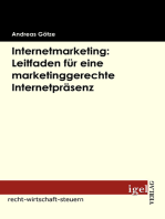 Internetmarketing: Leitfaden für eine marketinggerechte Internetpräsenz