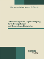 Untersuchungen zur Trägerschädigung durch Bohrspülungen und Behandlungsflüssigkeiten