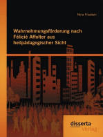 Wahrnehmungsförderung nach Félicié Affolter aus heilpädagogischer Sicht