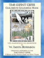 THE GIANT CRAB Children's Colouring Book: Containing outline illustrations by Heath Robinson