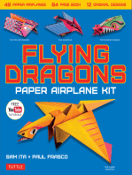 Flying Dragons Paper Airplane Ebook: 48 Paper Airplanes, 64 Page Instruction Book, 12 Original Designs, YouTube Video Tutorials