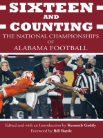 Sixteen and Counting: The National Championships of Alabama Football