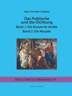 Das Politische und die Dichtung: Band 1: Die klassische Antike / Band 2: Die Neuzeit