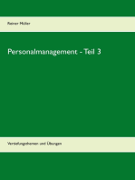 Personalmanagement - Teil 3: Vertiefungsthemen und Übungen