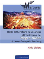 Dalla letteratura reunionese all'ibridismo del Nègre Blanc di Jean-François Samlong