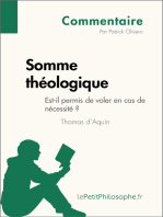 Somme théologique de Thomas d'Aquin - Est-il permis de voler en cas de nécessité ? (Commentaire): Comprendre la philosophie avec lePetitPhilosophe.fr