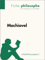 Machiavel (Fiche philosophe): Comprendre la philosophie avec lePetitPhilosophe.fr