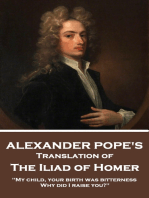 The Iliad of Homer, Translated by Alexander Pope