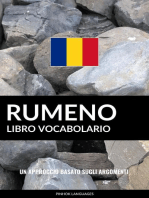 Libro Vocabolario Rumeno: Un Approccio Basato sugli Argomenti
