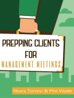 Prepping Clients for Management Meetings