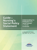 Guide to Nursing's Social Policy Statement