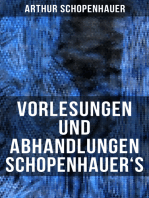 Vorlesungen und Abhandlungen Schopenhauer's: Einleitung in die Philosophie nebst Abhandlungen zur Dialektik, Aesthetik und über die deutsche Sprachverhunzung
