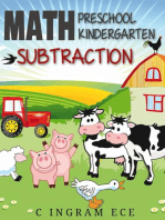 Math Preschool Kindergarten Subtraction