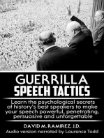 Guerrilla Speech Tactics