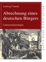 Abrechnung eines deutschen Bürgers: Lebenserinnerungen