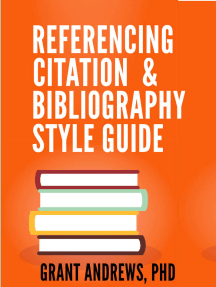 Referencing Citation And Bibliography Style Guide By Grant Andrews Ebook Scribd