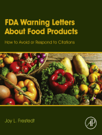 FDA Warning Letters About Food Products: How to Avoid or Respond to Citations