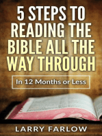 5 Steps to Reading The Bible All the Way Through in 12 Months or Less