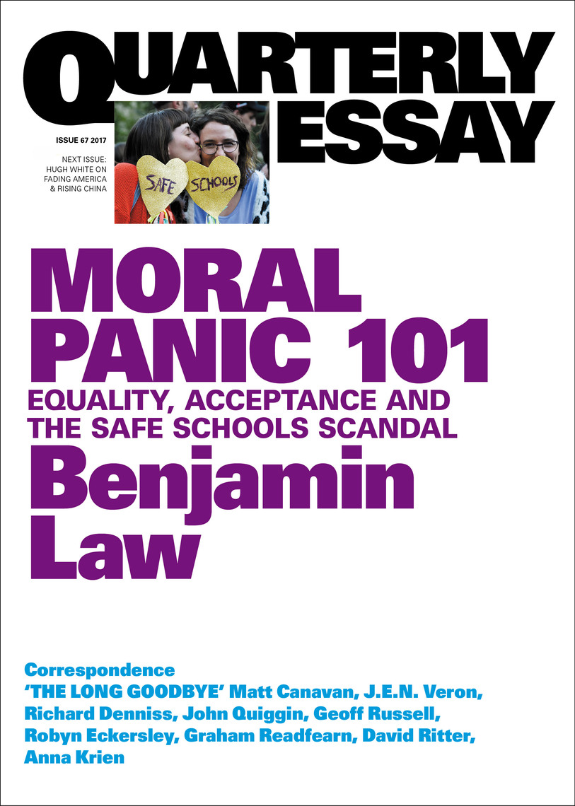 Asian Lesbian School Porn - Quarterly Essay 67 Moral Panic 101 by Benjamin Law - Read Online
