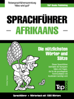 Sprachführer Deutsch-Afrikaans und Kompaktwörterbuch mit 1500 Wörtern