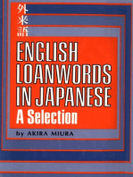English Loanwords in Japanese: A Selection: Learn Japanese Vocabulary the Easy Way with this Useful Japanese Phrasebook, Dictionary & Grammar Guide