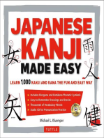 Japanese Kanji Made Easy: (JLPT Levels N5 - N2) Learn 1,000 Kanji and Kana the Fun and Easy Way (Online Audio Download Included