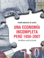Una economía incompleta. Perú 1950-2007: Análisis estructural