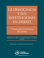 La democracia y sus instituciones en debate: V Seminario de Reforma del Estado