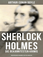 Sherlock Holmes: Die bekanntesten Krimis (Zweisprachige Ausgaben: Deutsch-Englisch): Späte Rache + Das Zeichen der Vier + Das Tal des Grauens + 40 Detektivgeschichten