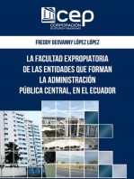 La facultad expropiatoria de las entidades que forman la Administración pública central en el Ecuador