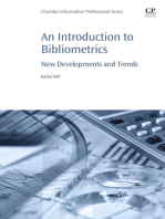 An Introduction to Bibliometrics: New Development and Trends