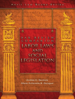Bar Review Companion: Labor Laws and Social Legislation: Anvil Law Books Series, #3