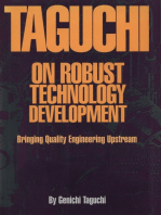 Taguchi on Robust Technology Development