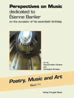 Perspectives on Music: dedicated to Ètienne Barilier on the occasion of his seventieth birthday