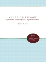 Managing Privacy: Information Technology and Corporate America