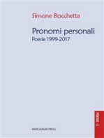 Pronomi personali: Poesie 1997-2017