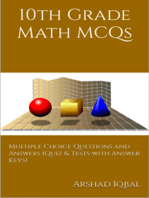 Read 10th Grade Math Mcqs Multiple Choice Questions And Answers Quiz Tests With Answer Keys Grade 10 Math Worksheets Quick Study Guide Online By Arshad Iqbal Books