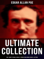 Edgar Allan Poe - Ultimate Collection: 160+ Short Stories, Novels & Poems (Including Essays & Letters): The Raven, Murders in the Rue Morgue, The Tell-tale Heart… (With Biography)