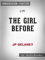 The Girl Before: by JP Delaney​​​​​​​ | Conversation Starters