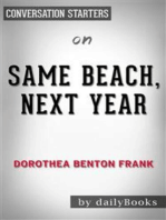 Same Beach, Next Year: by Dorothea Benton Frank | Conversation Starters