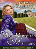 Miss Meredith's Marriage: To Woo an Heiress, #4